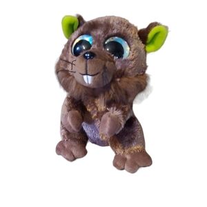 𝅺6" Lumo Stars Porri Beaver Plush Stuffed Animal Toy Brown